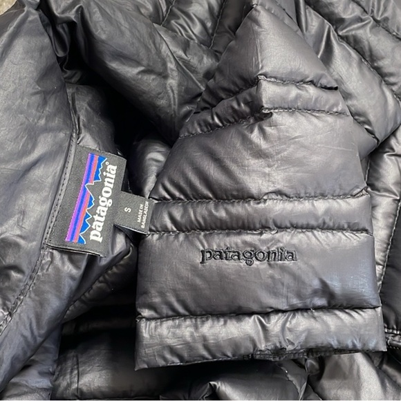 Patagonia Fiona Duck Down Filled Parka Black Women’s Small - Picture 2 of 14